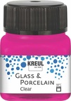 Glass & Porcelainfarbe (20ml) - Pink/Clear