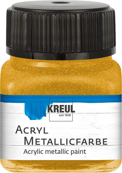 KREUL Acryl Metallicfarbe Gold Gl. 20ml
