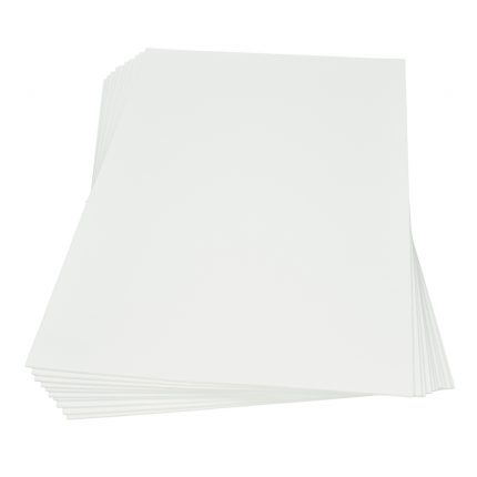 Moosgummiplatte (300x450x2mm) - Weiß
