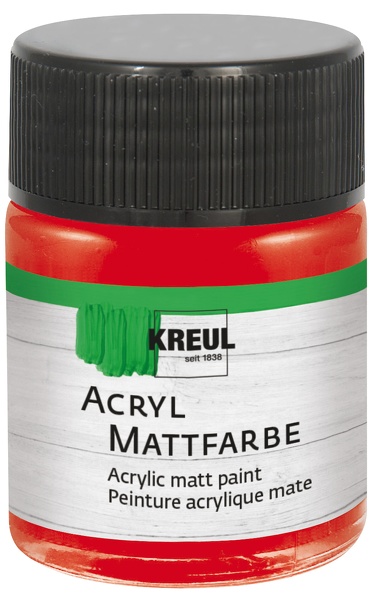 Acryl-Mattfarbe (50ml) - Brillantrot