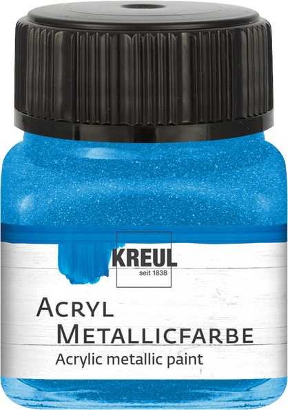 KREUL Acryl Metallicfarbe Blau Gl. 20ml