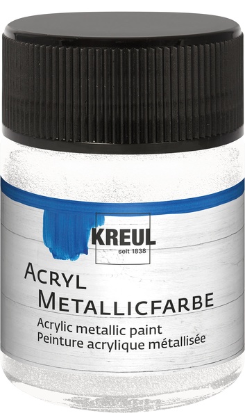 KREUL Acryl Metallicfarbe  Perlmutt-Weiß 50ml