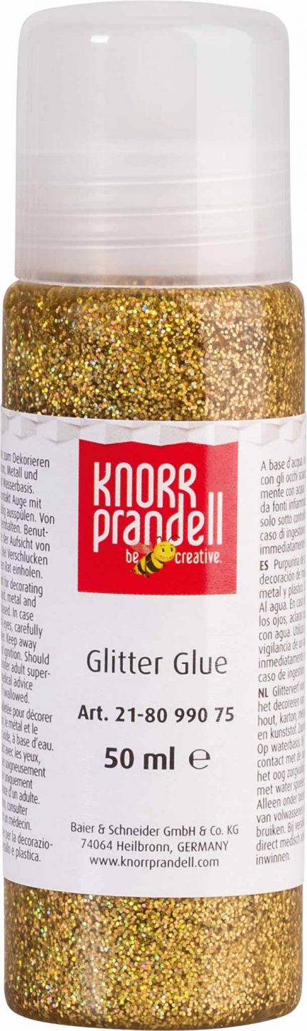 Glitter Glue (50ml) - Gold/ Regenbogen