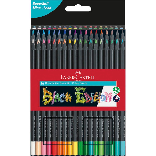 Black Edition Buntstifte 36 St.
